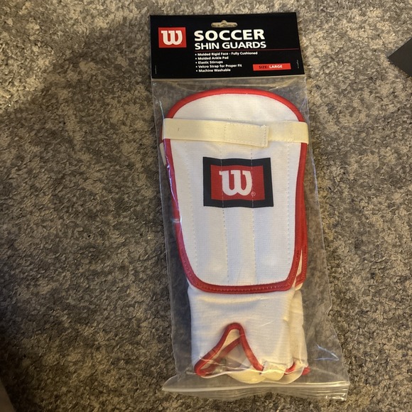 Wilson Other - WILSON SOCCER SHIN GUARDS; Large; Brand New; H0501-L